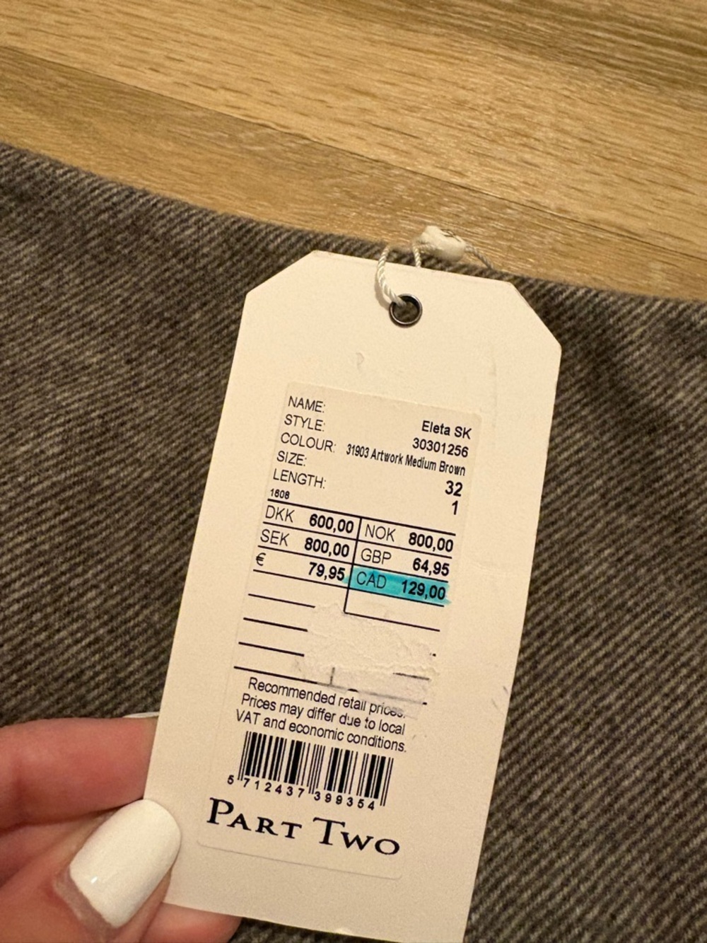 NWT Part Two Eleta Skirt - Picture 4 of 9